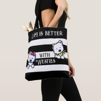 Bolsa de mano KiniArt Westie Terriers