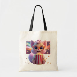 Bolsa de mano Kitty con palomitas de maíz linda