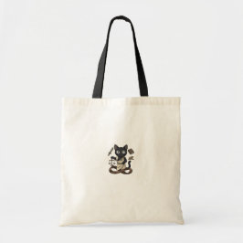 Bolsa de mano Lady Justice Black Cat Estudiante de