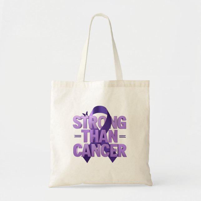 Bolsa de mano Más fuerte que el cáncer | P (Frente)
