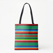 Bolsa de mano Mexicana Zarape Serape de rayas