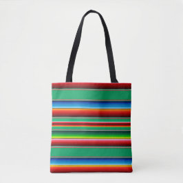 Bolsa de mano Mexicana Zarape Serape de rayas