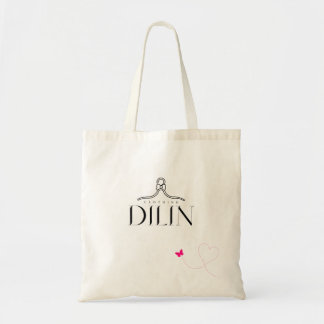 Bolsa de mano minimalista con logotipo de ropa ele