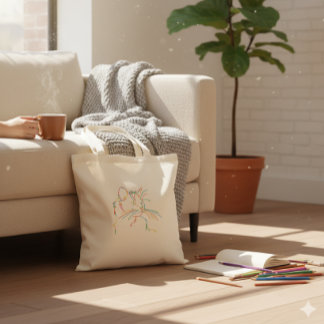 Bolsa de mano minimalista con retrato de gato en a