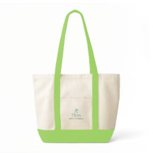Bolsa de mano minimalista motivacional 'Fluye, no