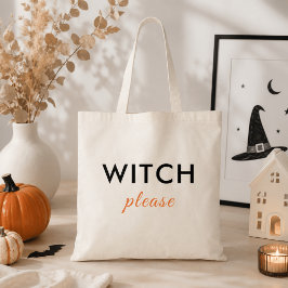 Bolsa de mano moderna de Halloween 'Bruja por favo