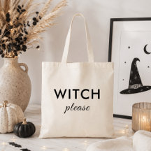 Bolsa de mano moderna de Halloween 'Bruja por favo