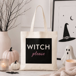 Bolsa de mano moderna de Halloween 'Bruja por favo