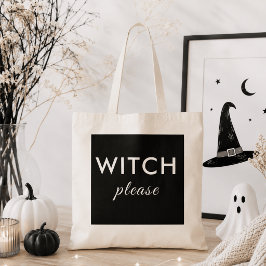 Bolsa de mano moderna de Halloween 'Bruja por favo