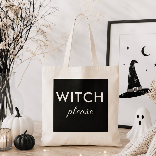 Bolsa de mano moderna de Halloween 'Bruja por favo (Subido por el creador)