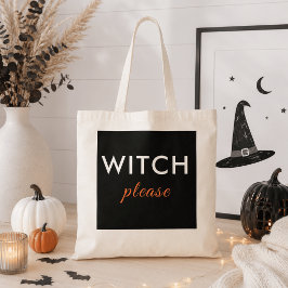 Bolsa de mano moderna de Halloween 'Bruja por favo