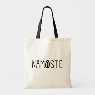 Bolsa de mano moderna de saludo de yoga Namaste