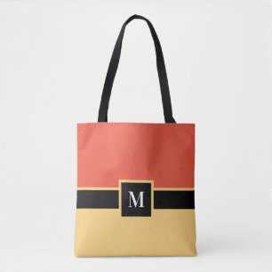 Bolsa de mano moderna minimalista con bloque de co