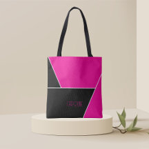Bolsa de mano negra elegante y simple para damas