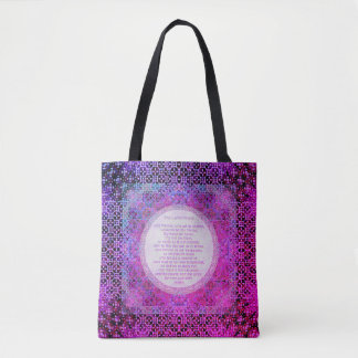Bolsa de mano Oración del Señor