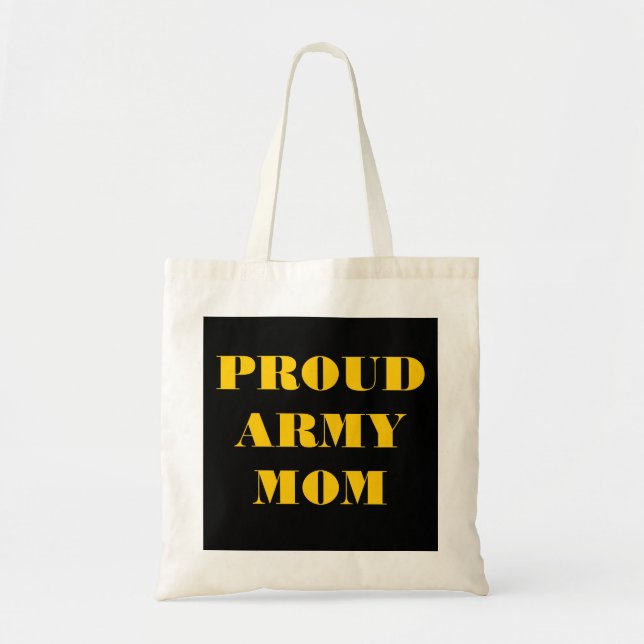 Bolsa de mano Orgullosa Armada Mamá (Frente)