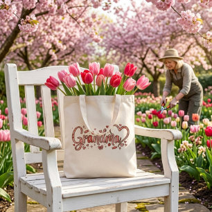 Bolsa de mano para abuela linda, caprichosa y cáli