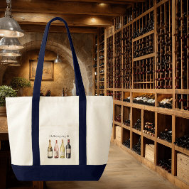 Bolsa de mano para amante del vino con dicho diver