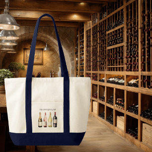 Bolsa de mano para amante del vino con dicho diver