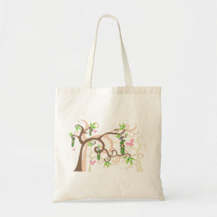 Bolsa de mano para Baby Shower de niña con guisant