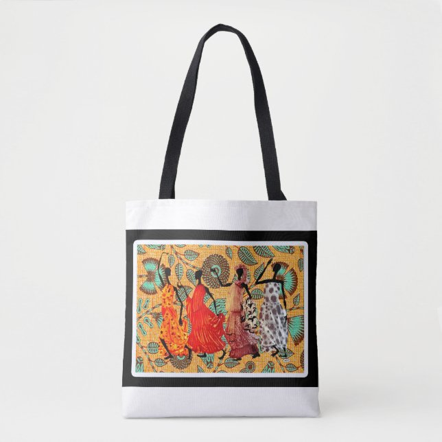 Bolsa de mano para bailar Afrocentrica de Kwanzaa (Anverso)