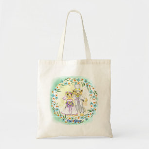 Bolsa de mano para boda de Novia y Novio Gatos