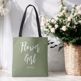 Bolsa de mano para dama de flores verde menta para
