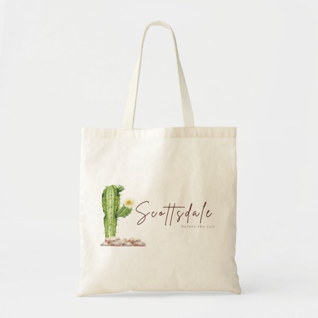 Bolsa de mano para despedida de soltera en Scottsd (Frente)
