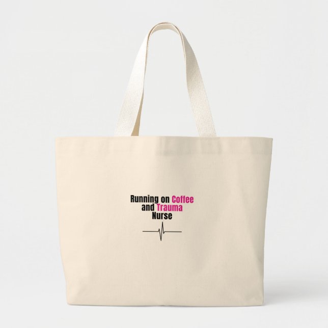 Bolsa de mano para enfermera divertida: enfermera  (Frente)
