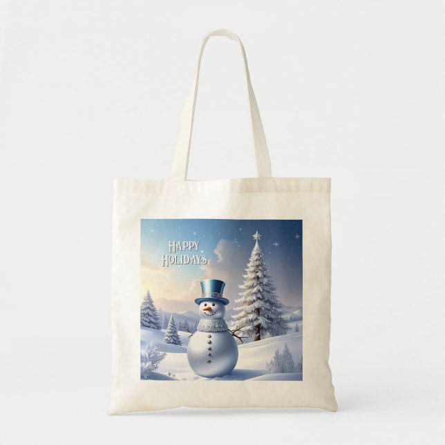 Bolsa de mano para fiestas con árbol de Navidad de (Frente)