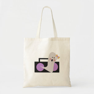 Bolsa de mano para Halloween de música de niña fan