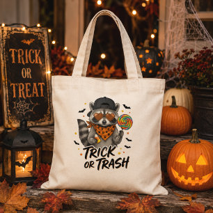 Bolsa de mano para Halloween Mapache de Truco o Ba