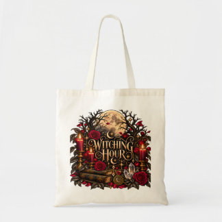 Bolsa de mano para Halloween Rosas Lunares Góticas