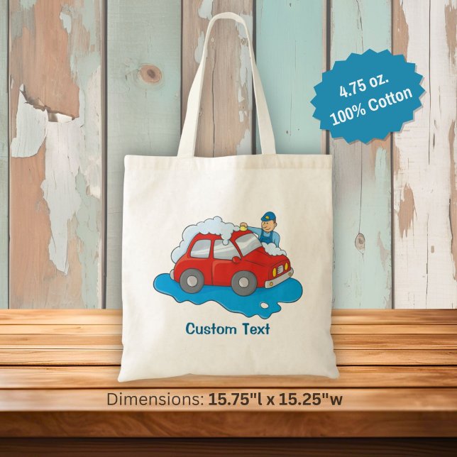 Bolsa de mano para hombre lavando coches (Subido por el creador)