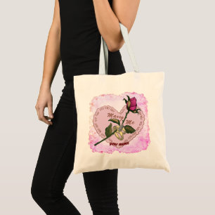 Bolsa de mano para la boda "Cásate conmigo"