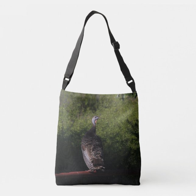 Bolsa de mano para la compra de Pavo Salvaje (Reverso)