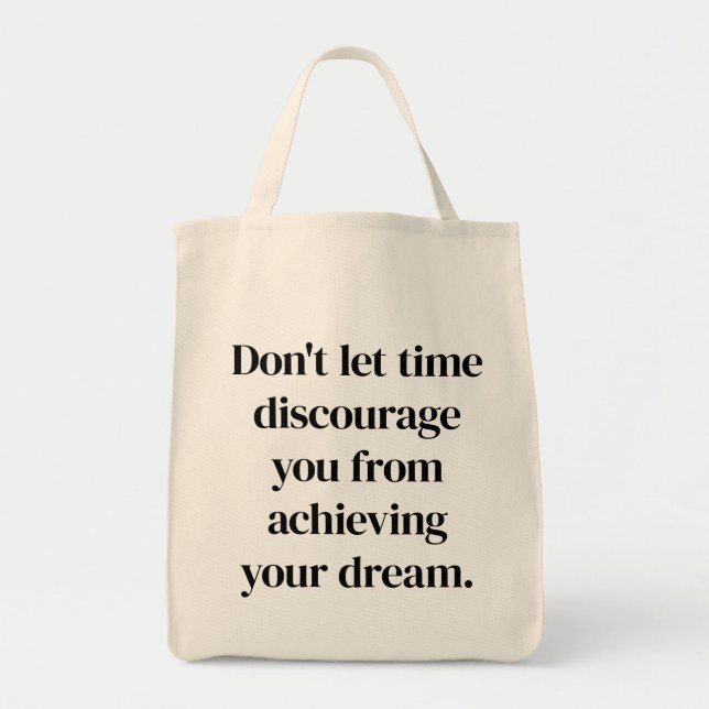 Bolsa de mano para la compra de tus sueños (Frente)