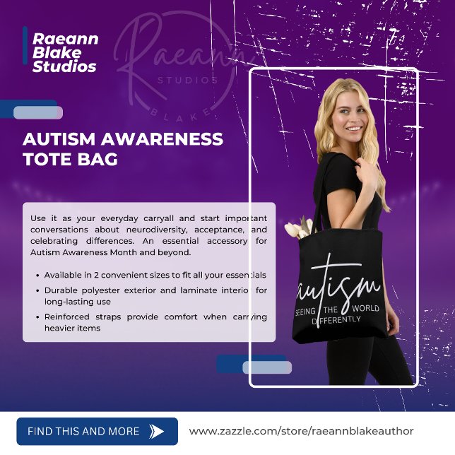 Bolsa de mano para la Conciencia del Autismo (Subido por el creador)