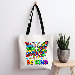 Bolsa de mano para la Conciencia del Autismo Sé am