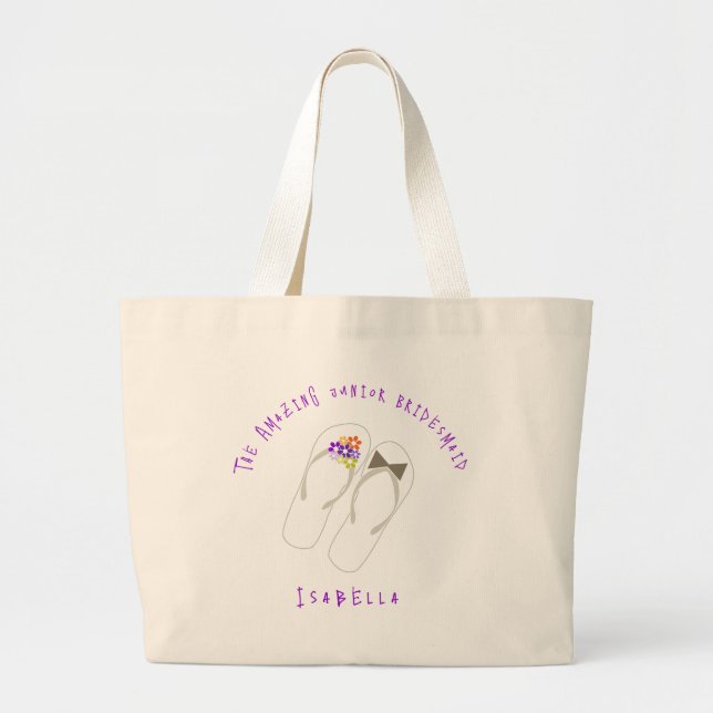 Bolsa de mano para la playa de bodas Sr & Sra Chan (Frente)