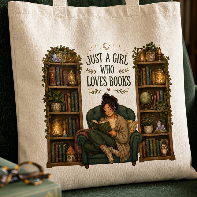Bolsa de mano para lectora acogedora 'Solo una chi (Subido por el creador)
