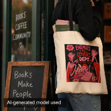 Bolsa de mano para lectores de romance Enemigos a