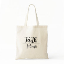 Bolsa de mano para mujeres cristianas Fe sobre Sen