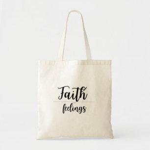 Bolsa de mano para mujeres cristianas Fe sobre Sen