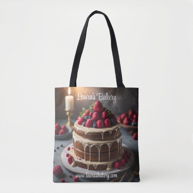 Bolsa de mano para panaderos de comida de pastel y (Anverso)