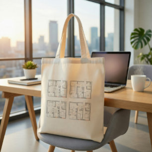 Bolsa de mano para planos arquitectónicos