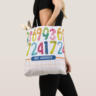 Bolsa de mano para regalo de profesor de matemátic
