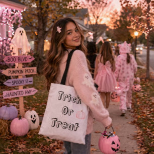 Bolsa de mano para truco o trato de calabaza