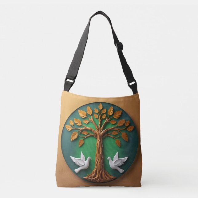 Bolsa de mano Peaceful Grove (Anverso)