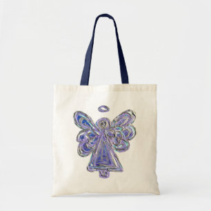 Bolsa de mano personalizada Ángel Guardián Púrpura